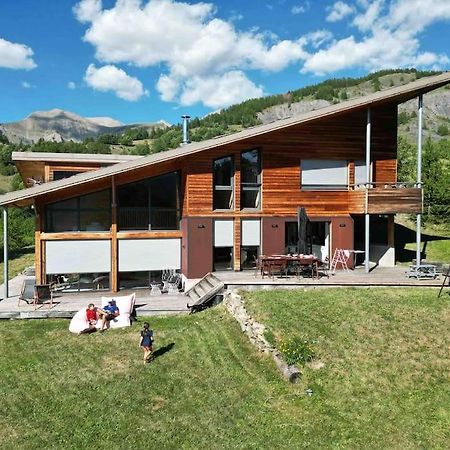 Chalet D'Architecte Avec Vue Panoramique Allos Dış mekan fotoğraf