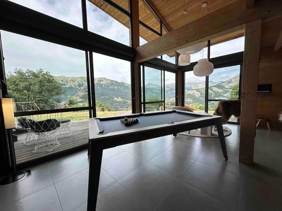 Chalet D'Architecte Avec Vue Panoramique Allos Dış mekan fotoğraf