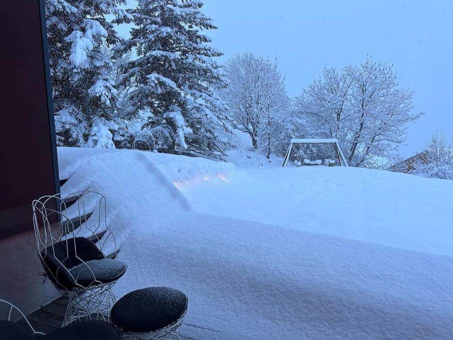 Chalet D'Architecte Avec Vue Panoramique Allos Dış mekan fotoğraf