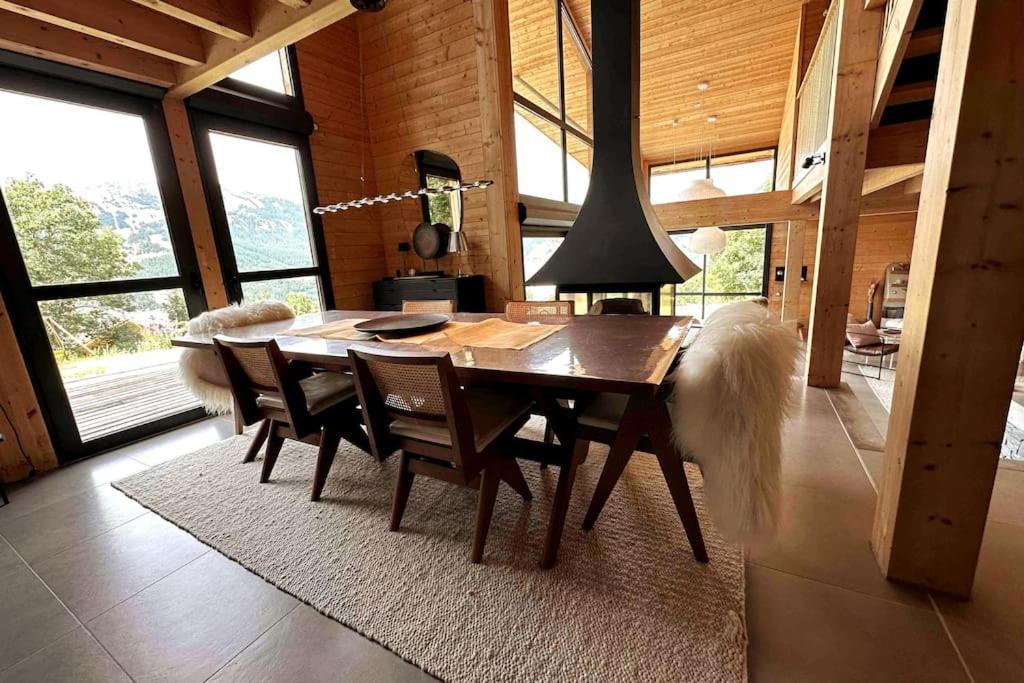 Chalet D'Architecte Avec Vue Panoramique Allos Dış mekan fotoğraf