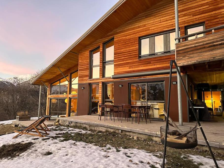 Chalet D'Architecte Avec Vue Panoramique Allos Dış mekan fotoğraf