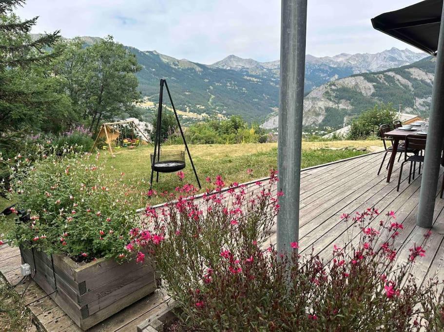 Chalet D'Architecte Avec Vue Panoramique Allos Dış mekan fotoğraf
