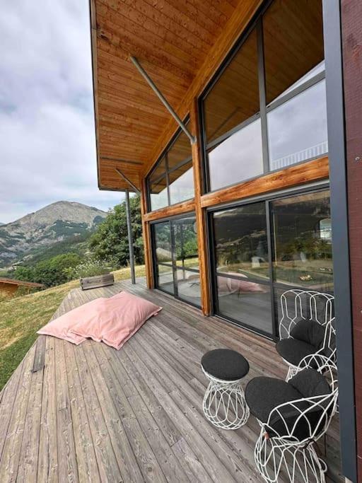 Chalet D'Architecte Avec Vue Panoramique Allos Dış mekan fotoğraf