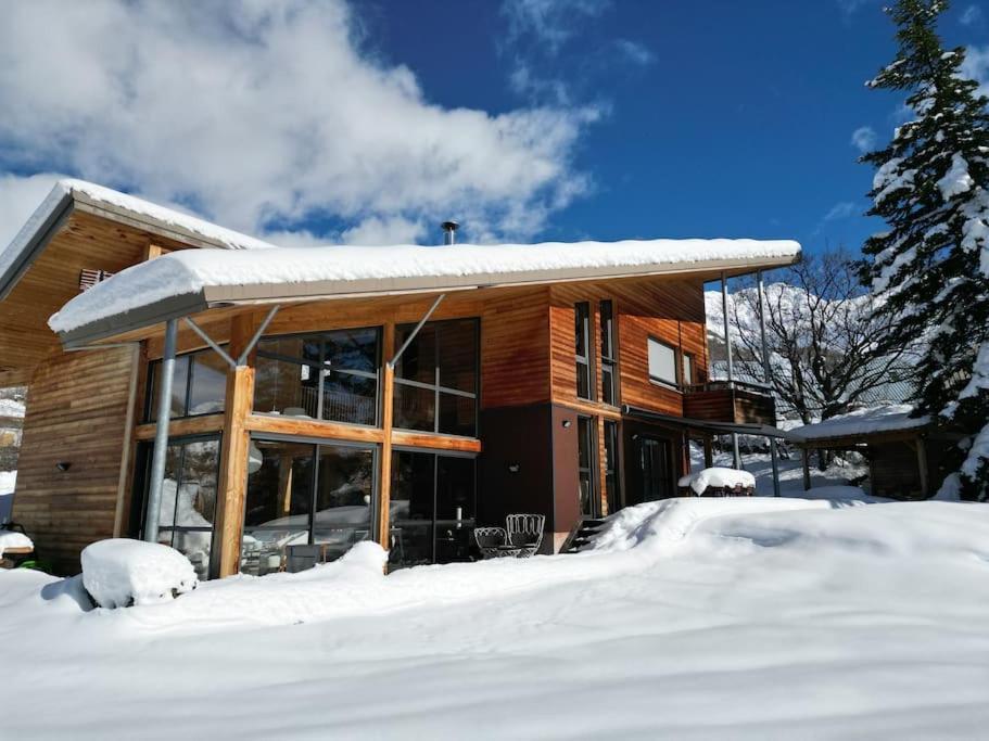 Chalet D'Architecte Avec Vue Panoramique Allos Dış mekan fotoğraf