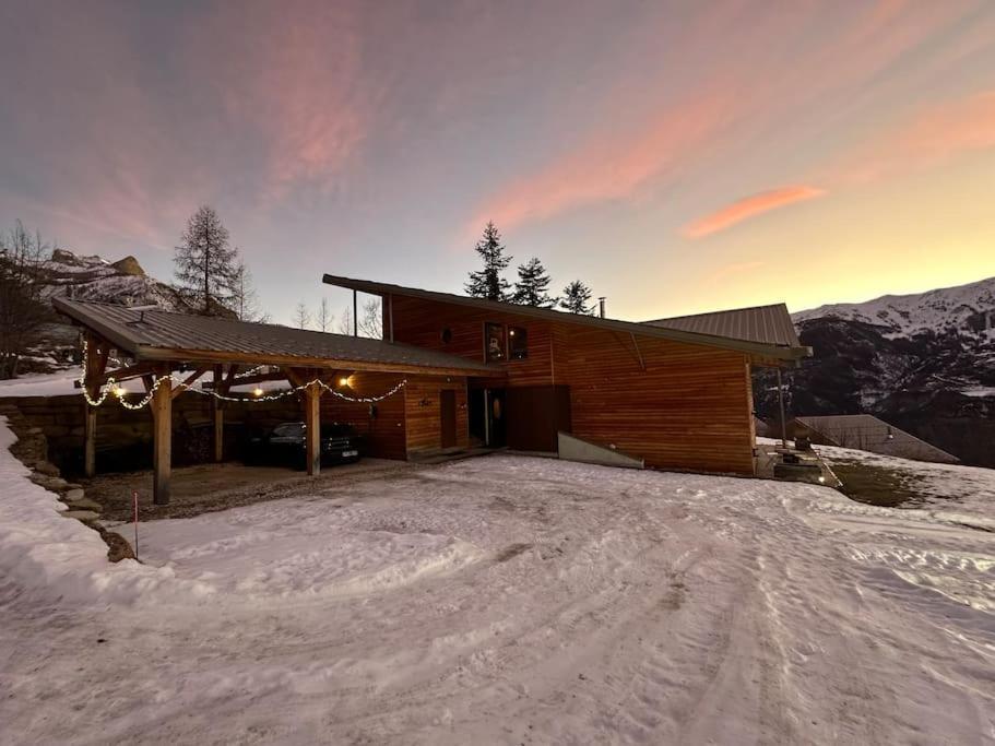 Chalet D'Architecte Avec Vue Panoramique Allos Dış mekan fotoğraf
