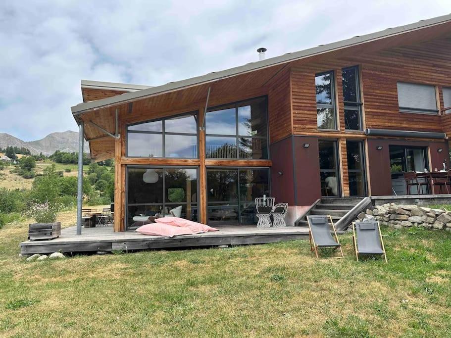 Chalet D'Architecte Avec Vue Panoramique Allos Dış mekan fotoğraf