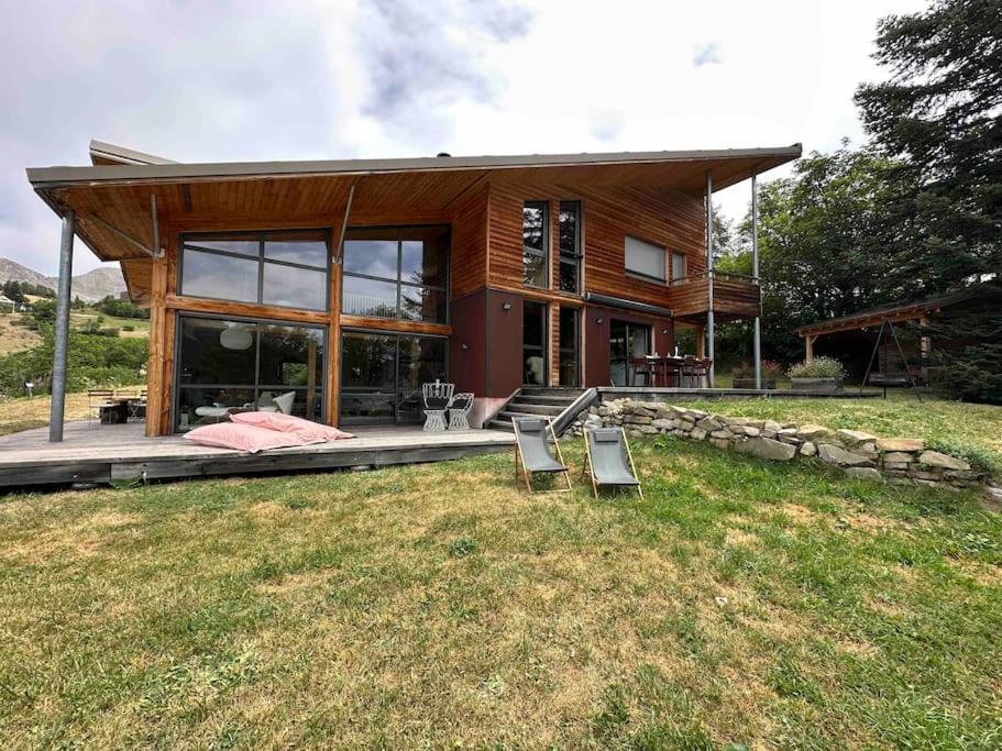 Chalet D'Architecte Avec Vue Panoramique Allos Dış mekan fotoğraf