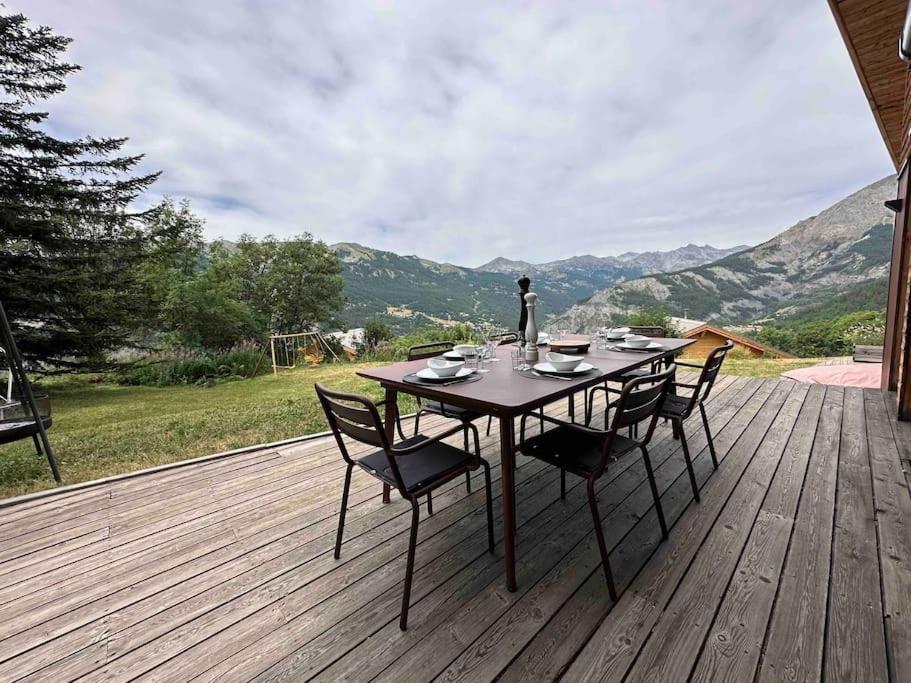 Chalet D'Architecte Avec Vue Panoramique Allos Dış mekan fotoğraf