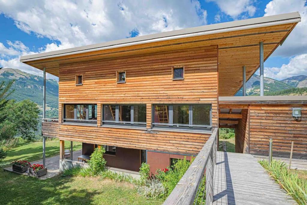 Chalet D'Architecte Avec Vue Panoramique Allos Dış mekan fotoğraf