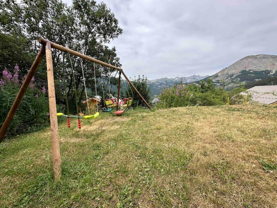 Chalet D'Architecte Avec Vue Panoramique Allos Dış mekan fotoğraf