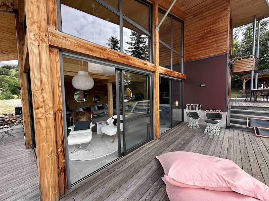 Chalet D'Architecte Avec Vue Panoramique Allos Dış mekan fotoğraf