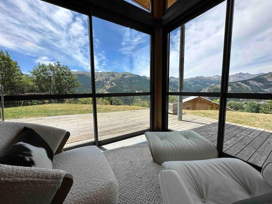 Chalet D'Architecte Avec Vue Panoramique Allos Dış mekan fotoğraf